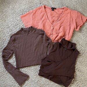 Forever 21 & Shein party top bundle